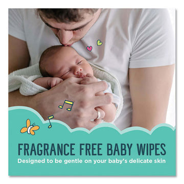 Seventh Generation® Free And Clear Baby Wipes, Unscented, White, 64-pack freeshipping - TVN Wholesale